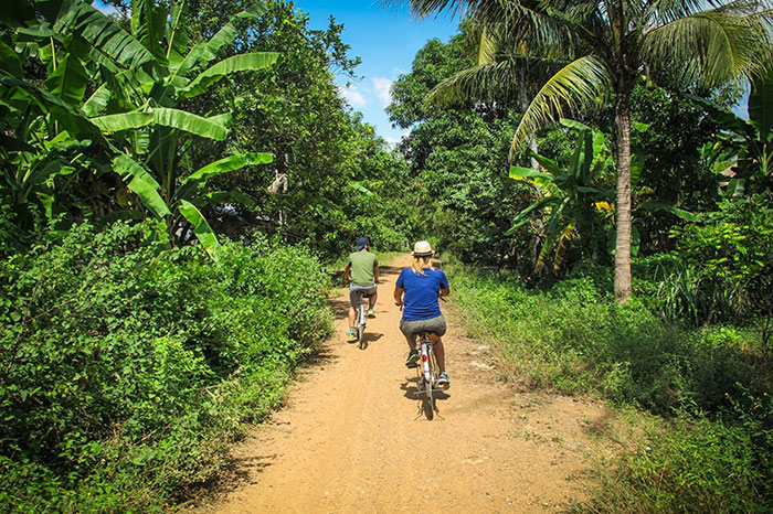 vélo au Cambodge Kratie